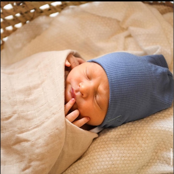 CUSTOM HAT SET Baby Butter Soft Ribbed Beanie Hat Luxury Nicessories - Picture 7 of 12